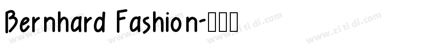 Bernhard Fashion字体转换
